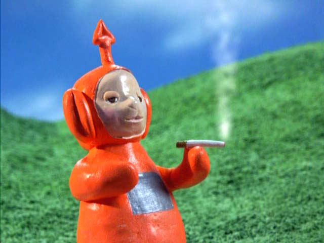 Image - Teletubby Smokes.jpg | Robot Chicken Wiki | FANDOM powered by Wikia