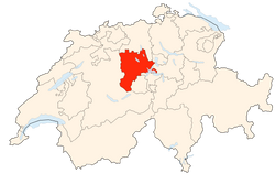 Situation Canton Lucerne