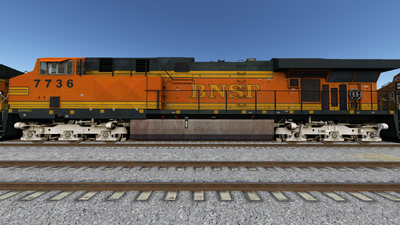 Run8 ES44DC BNSF