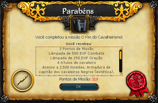 O Fim do Cavalheirismo recompensas.png