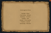 Interrogation Rota