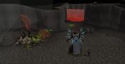 Monstrous cave crawler fight