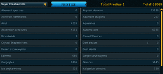 Beasts tab - prestiged
