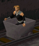 Using mine cart