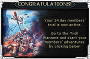 Activated 14 day trial