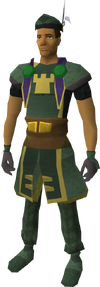 Commander clothing male equipped