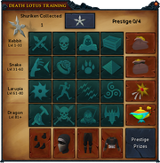 Death Lotus Training interface