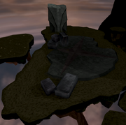 Saradomin symbol on Naragi plane