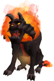 Adult Blazehound (sitting)