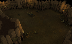 Underground Pass Spider Lair