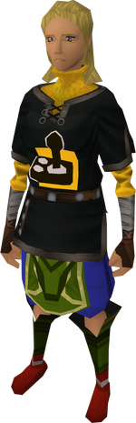 AbleGamers tunic equipped