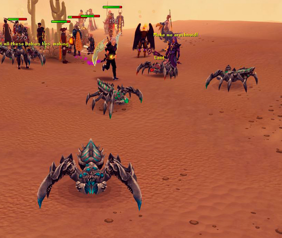 File:Players as Araxxor minion spiders.png