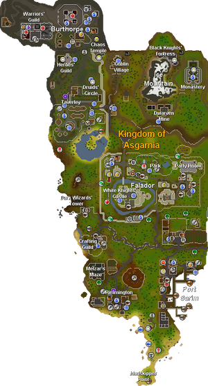 Asgarnia Kaart