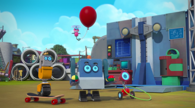 File:Rusty Rivets - Ray, Whirly, Crush and Jack the Bits - Characters in Rusty Rocks 1.png