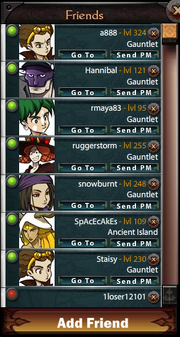 Friends List