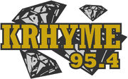 95.4 KRhyme FM logo