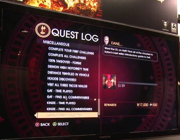 File:Gat out of Hell Gameplay Demo - Challenge 54 (Miscellaneous) Satan Tomes Collected (39 total).png