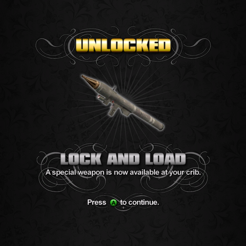 File:Saints Row unlockable - Weapons - Lock and Load - Platinum RPG.png
