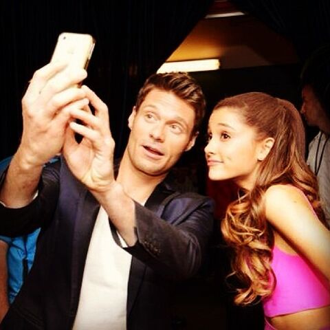 File:Ryan Seacrest and Ariana at Wango Tango 2013.jpg