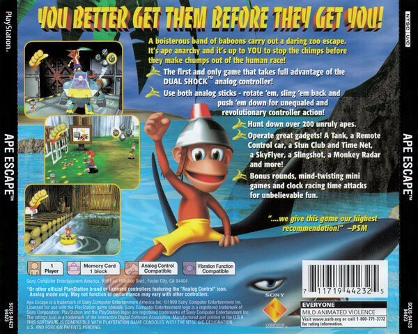 File:Ape Escape NTSC Back Cover.jpg