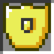 Gold shield icon