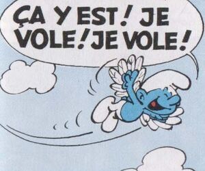 Schtroumpf Volant BD