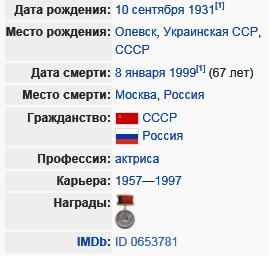 ОВЧИННИКОВА Люсьена Ивановна