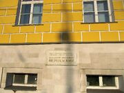 Vladimir Vernadsky Plaque on Wall of Moscow State University