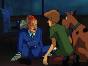Zombie riverboat captain (Zombie Island) unmasked