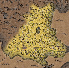 Woods of allovium map