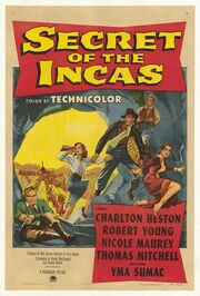 1954 - Secret of the Incas Movie Poster