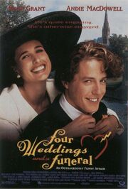 1994 - Four Weddings and a Funeral Movie Poster