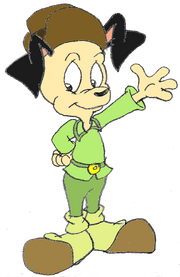 Peter puppy as gabby