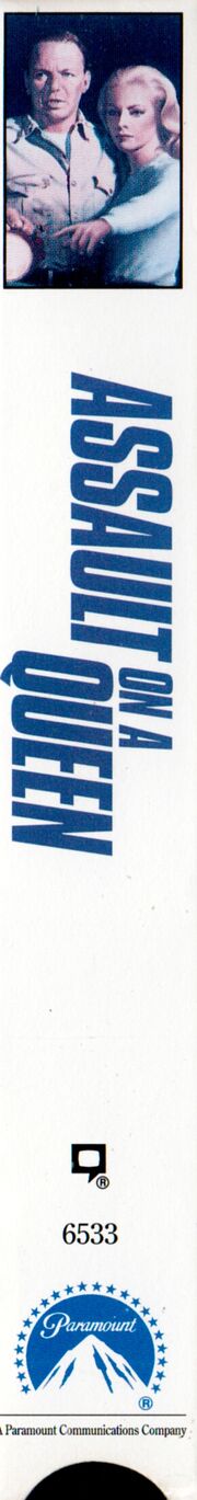 Assault on a Queen 1992 VHS (Spine Cover)