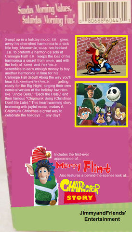 A Bunny Christmas VHS back cover