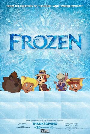 Frozen (Disney and Sega Animal Style) Poster