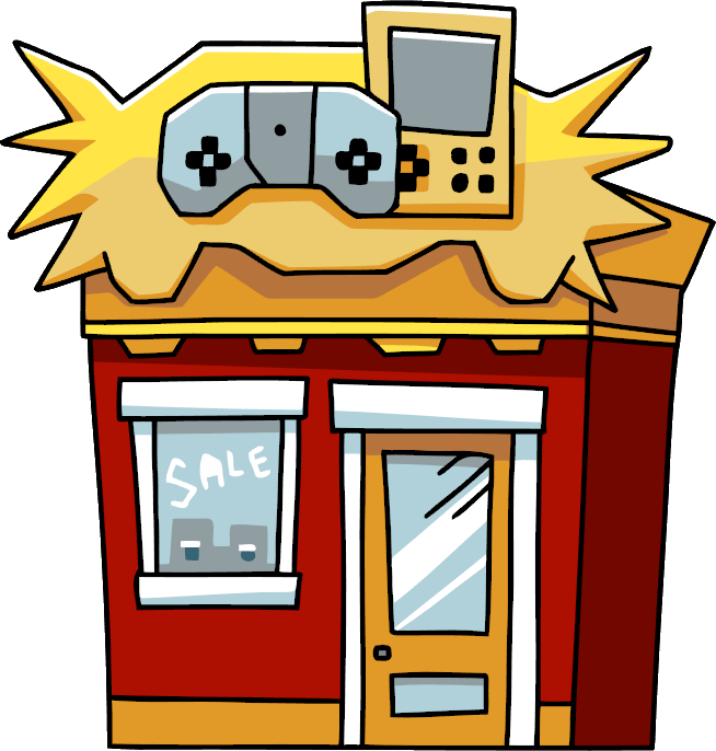 Image - Video Game Store.png | Scribblenauts Wiki | FANDOM powered by Wikia
