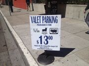 Momos Pets Pedros Valet Sign