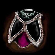 Silver-threaded coat