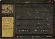 Market tab