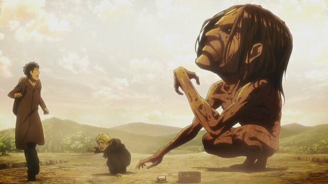 File:Ymir devours Reiner and Bertholdt's friend.jpg
