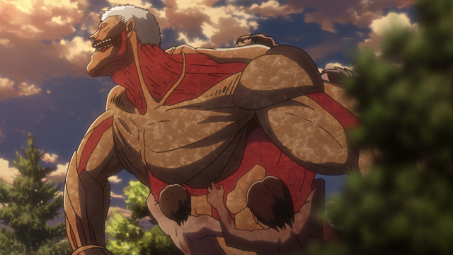 File:The Armored Titan throwing Titans.png