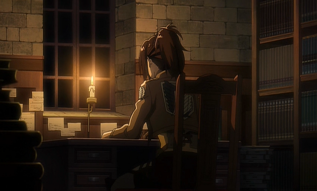 File:Hange at her desk.png