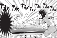 Satoshi and Megumi Ping-Pong