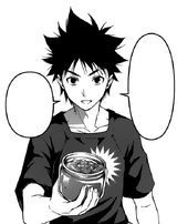 Soma shows his ingredients