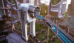 Maglev station
