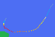 Hurricane Otto's Path