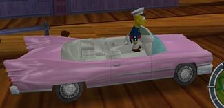50's pink cadillac