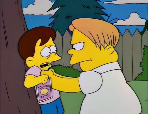 Resultado de imagen para bullying simpsons