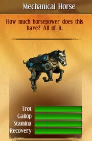 Mechanical horse